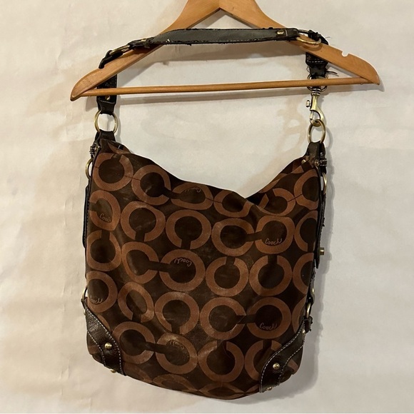 Coach Brown Designer Shoulder Bag - Picture 8 of 9